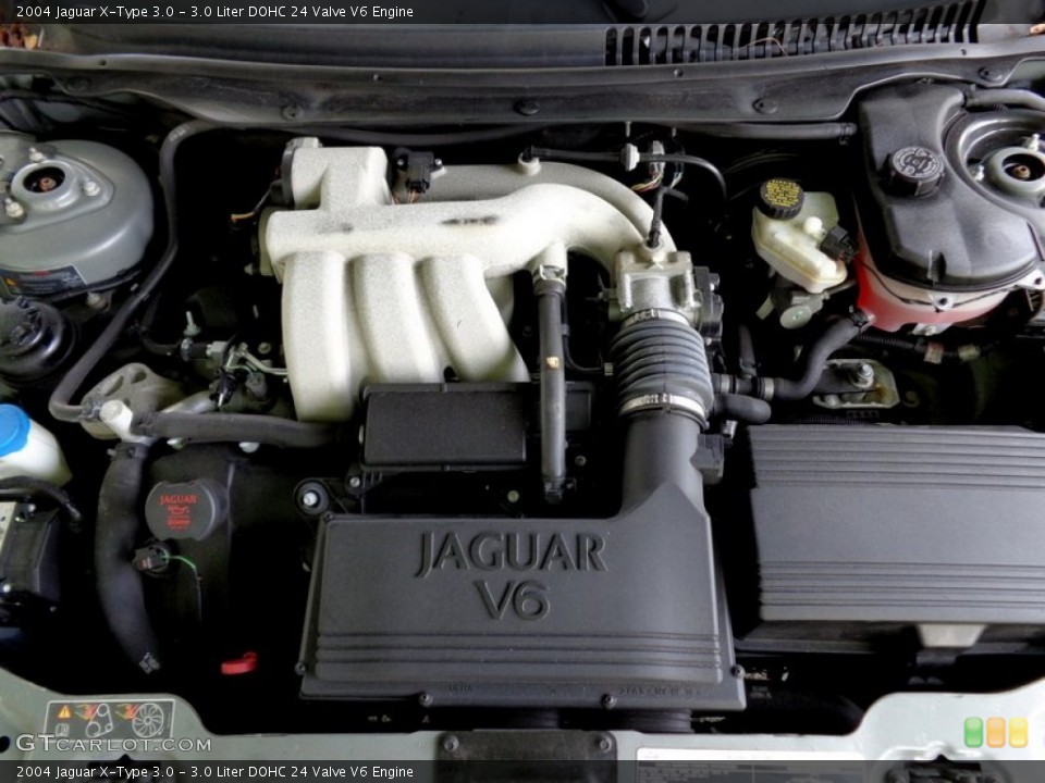 3.0 Liter DOHC 24 Valve V6 2004 Jaguar X-Type Engine