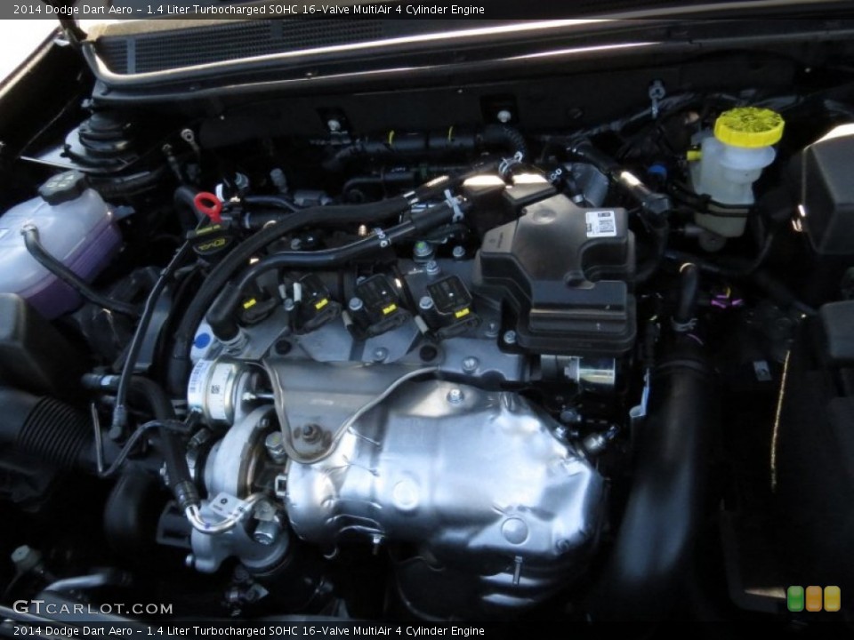 1.4 Liter Turbocharged SOHC 16-Valve MultiAir 4 Cylinder Engine for the 2014 Dodge Dart #93181813