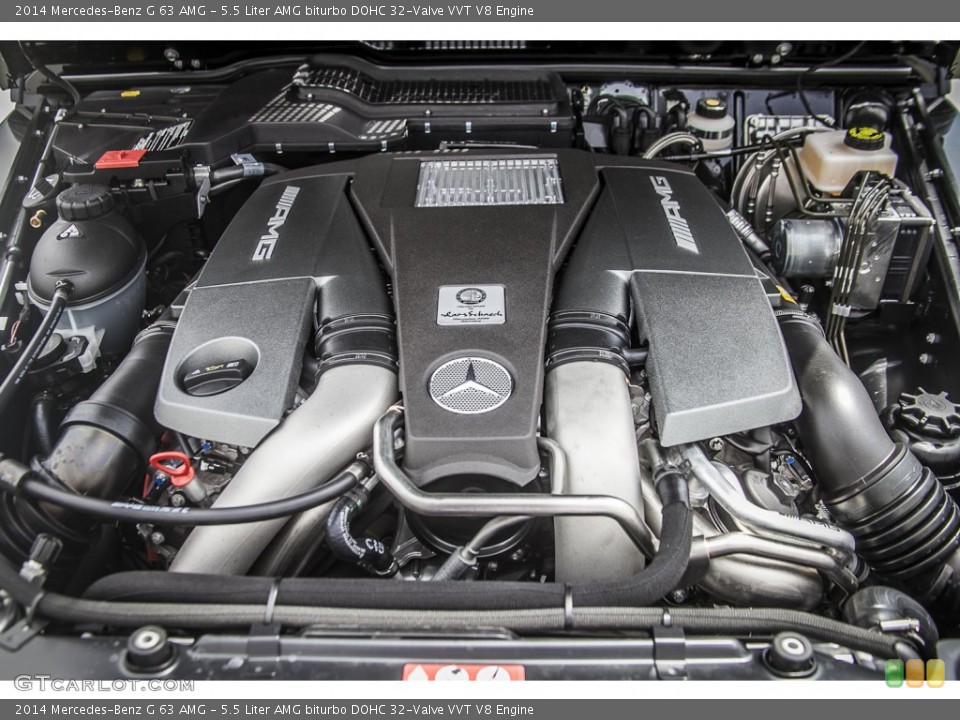 5.5 Liter AMG biturbo DOHC 32-Valve VVT V8 Engine for the 2014 Mercedes-Benz G #93206945