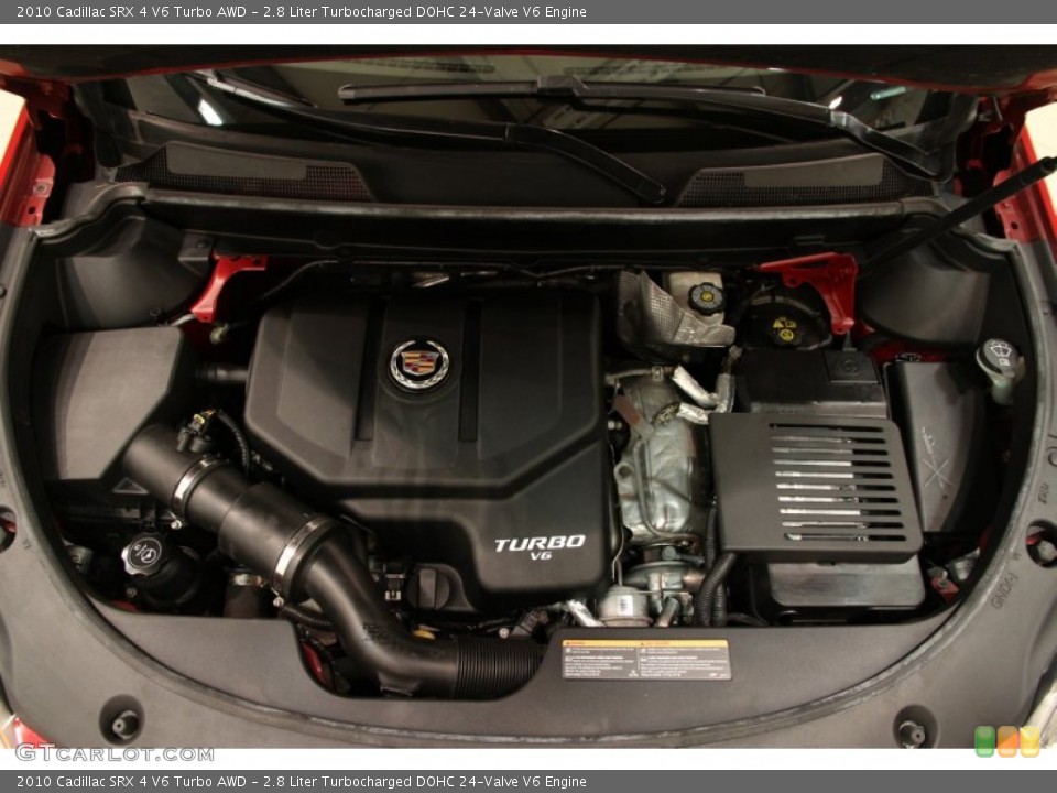 2.8 Liter Turbocharged DOHC 24-Valve V6 Engine for the 2010 Cadillac SRX #93220466