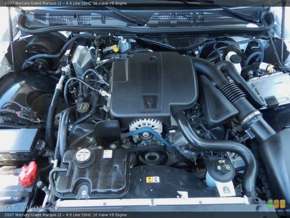 4.6 Liter SOHC 16 Valve V8 Engine for the 2007 Mercury Grand Marquis #93232520