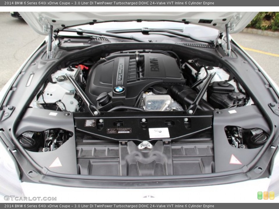 3.0 Liter DI TwinPower Turbocharged DOHC 24-Valve VVT Inline 6 Cylinder Engine for the 2014 BMW 6 Series #93232598