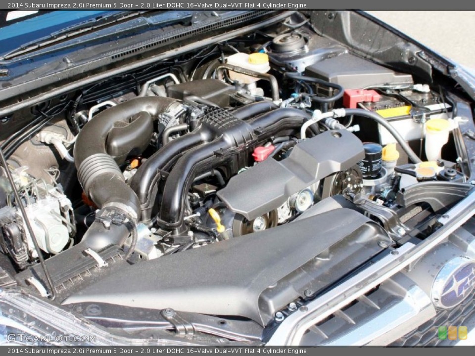 2.0 Liter DOHC 16-Valve Dual-VVT Flat 4 Cylinder Engine for the 2014 Subaru Impreza #93233906