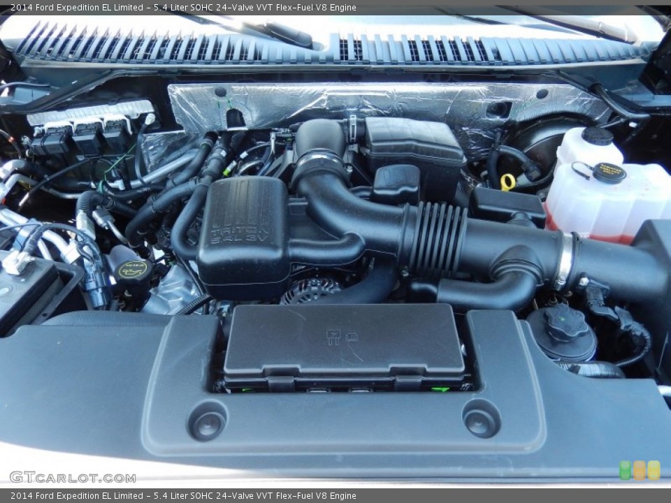 5.4 Liter SOHC 24-Valve VVT Flex-Fuel V8 Engine for the 2014 Ford Expedition #93277031
