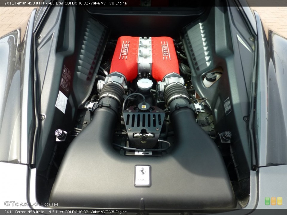 4.5 Liter GDI DOHC 32-Valve VVT V8 Engine for the 2011 Ferrari 458 #93334543