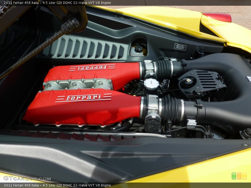 4.5 Liter GDI DOHC 32-Valve VVT V8 Engine for the 2011 Ferrari 458 #93334819