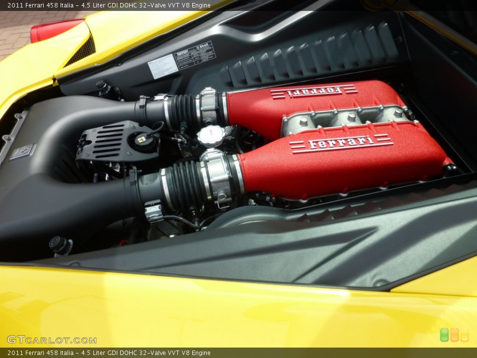 4.5 Liter GDI DOHC 32-Valve VVT V8 Engine for the 2011 Ferrari 458 #93334825