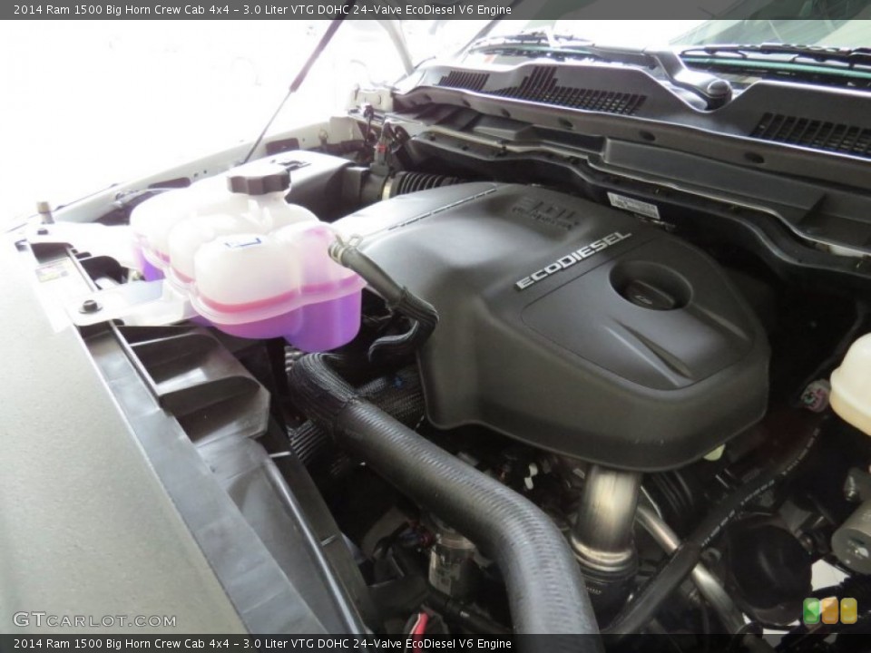 3.0 Liter VTG DOHC 24-Valve EcoDiesel V6 Engine for the 2014 Ram 1500 #93338816
