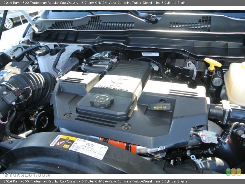 6.7 Liter OHV 24-Valve Cummins Turbo-Diesel Inline 6 Cylinder Engine for the 2014 Ram 4500 #93339749