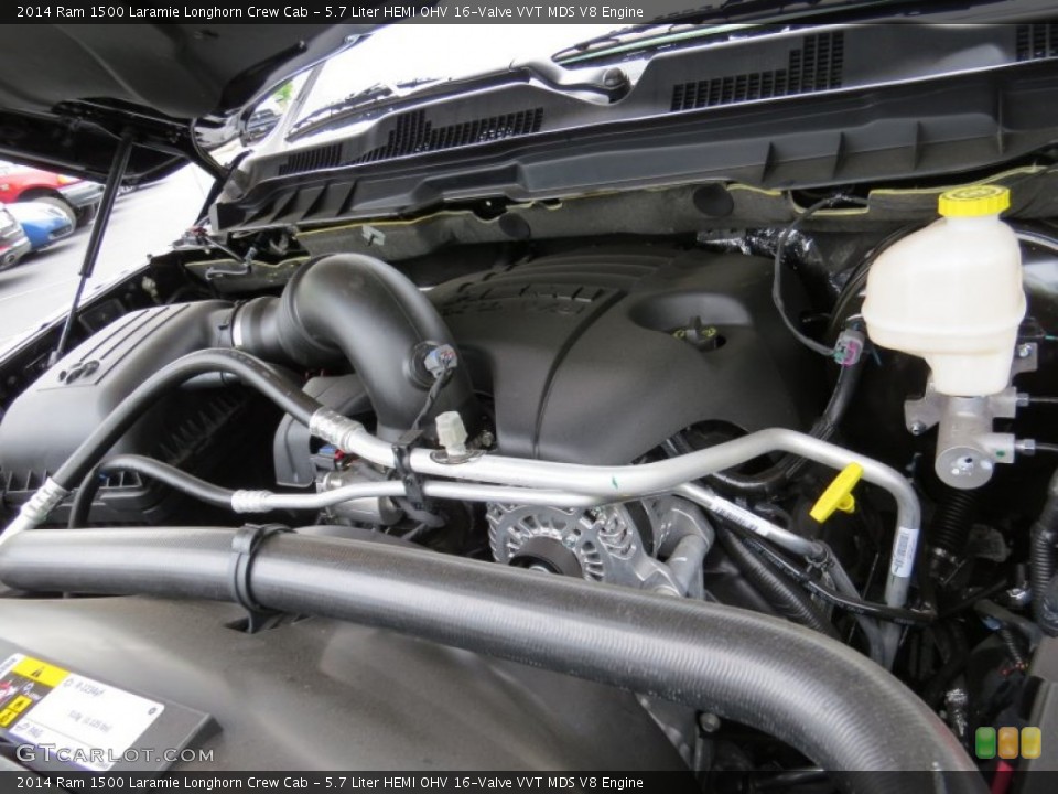 5.7 Liter HEMI OHV 16-Valve VVT MDS V8 Engine for the 2014 Ram 1500 #93340275