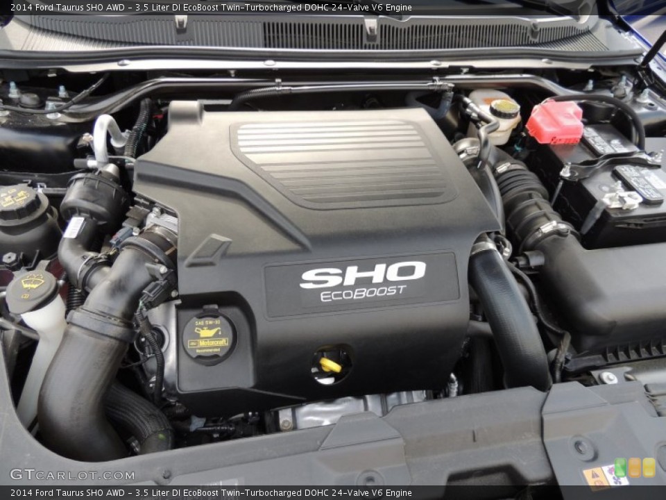 3.5 Liter DI EcoBoost Twin-Turbocharged DOHC 24-Valve V6 2014 Ford Taurus Engine