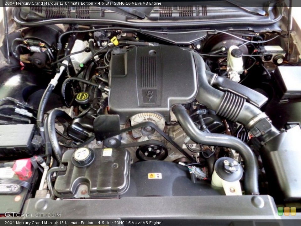4.6 Liter SOHC 16 Valve V8 Engine for the 2004 Mercury Grand Marquis #93407506