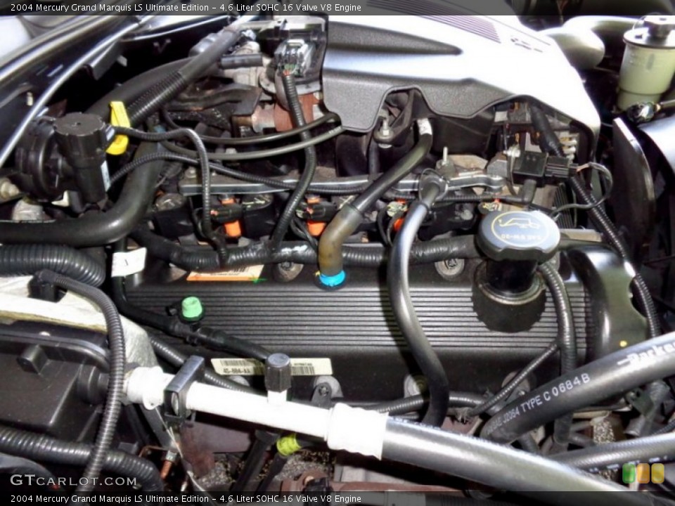 4.6 Liter SOHC 16 Valve V8 Engine for the 2004 Mercury Grand Marquis #93408022