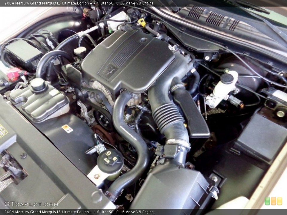4.6 Liter SOHC 16 Valve V8 Engine for the 2004 Mercury Grand Marquis #93408031