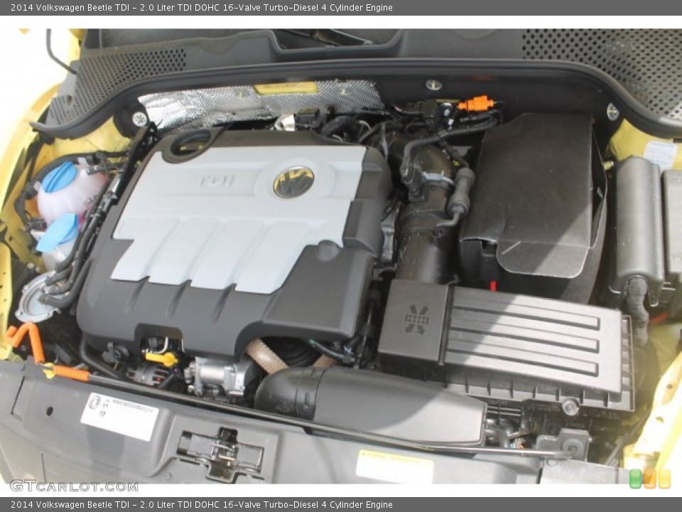 2.0 Liter TDI DOHC 16-Valve Turbo-Diesel 4 Cylinder Engine for the 2014 Volkswagen Beetle #93410768