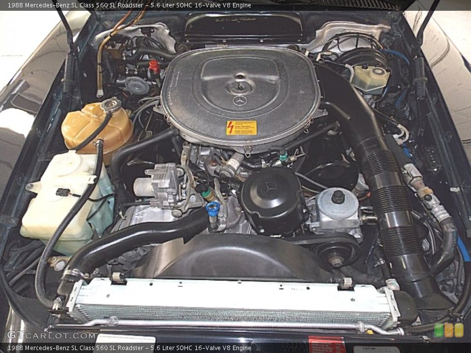 5.6 Liter SOHC 16-Valve V8 Engine for the 1988 Mercedes-Benz SL Class #93428258