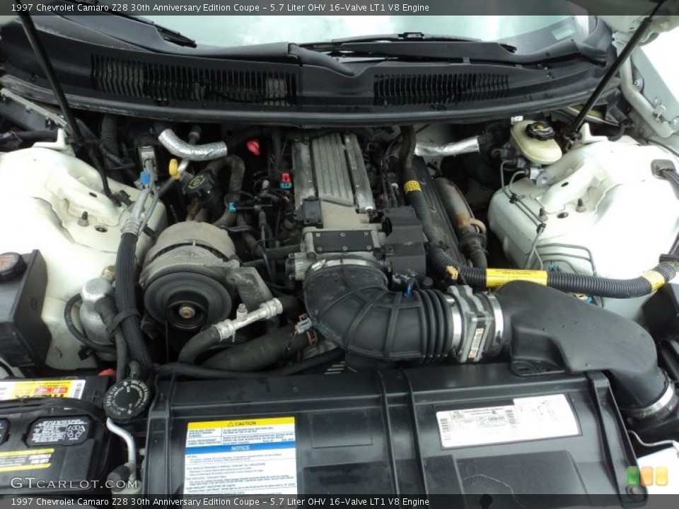 5.7 Liter OHV 16-Valve LT1 V8 Engine for the 1997 Chevrolet Camaro #93429659