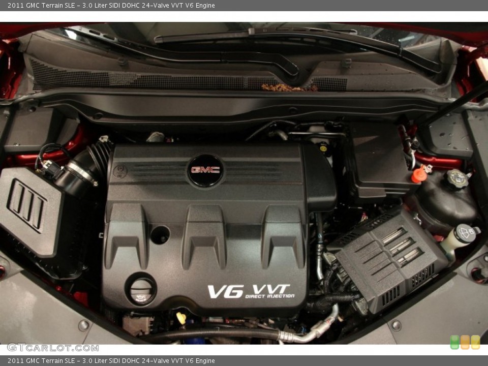 3.0 Liter SIDI DOHC 24-Valve VVT V6 2011 GMC Terrain Engine