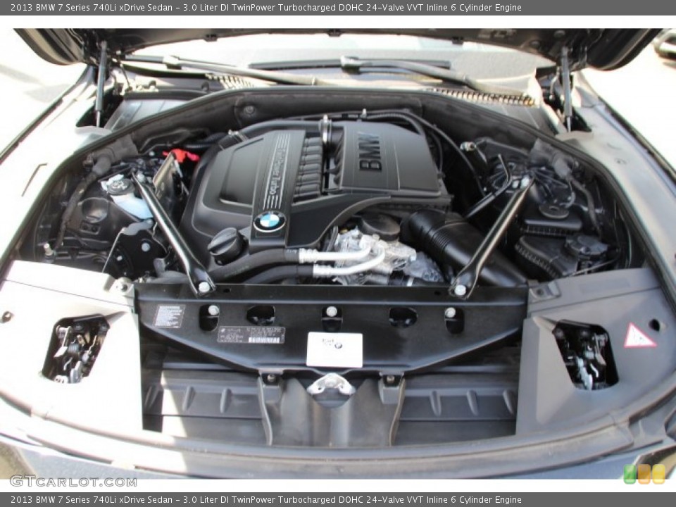 3.0 Liter DI TwinPower Turbocharged DOHC 24-Valve VVT Inline 6 Cylinder Engine for the 2013 BMW 7 Series #93443716