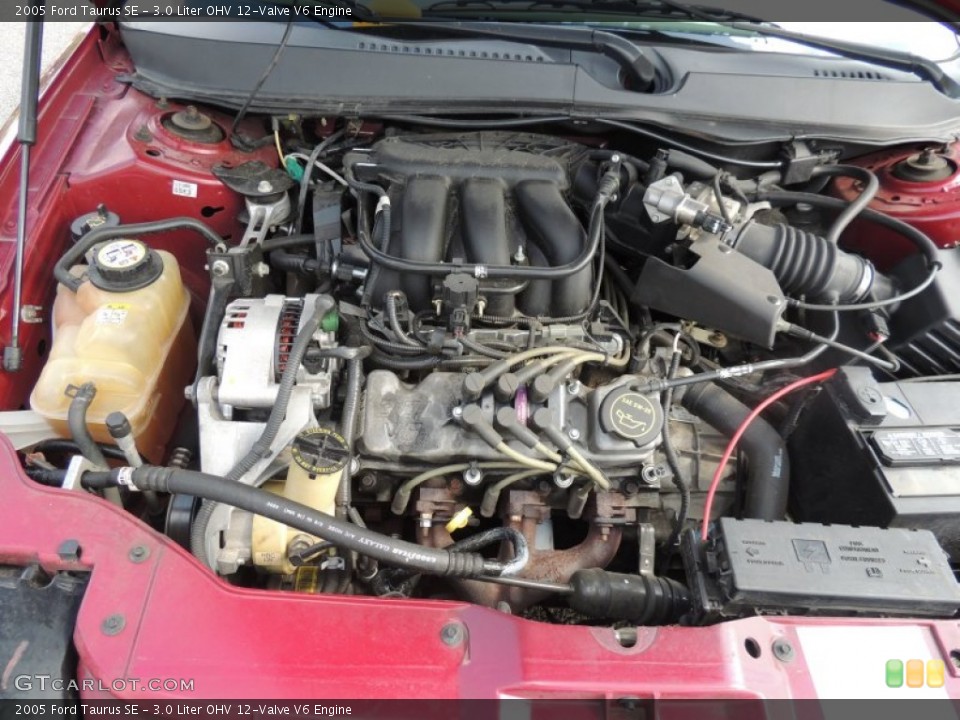 3.0 Liter OHV 12-Valve V6 2005 Ford Taurus Engine