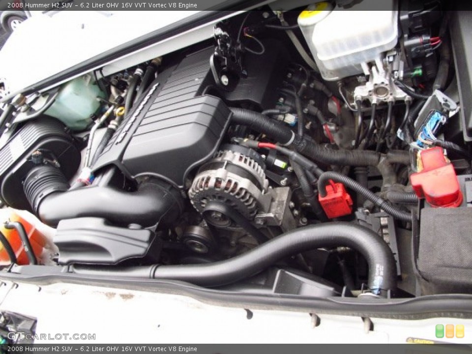 6.2 Liter OHV 16V VVT Vortec V8 Engine for the 2008 Hummer H2 #93498152