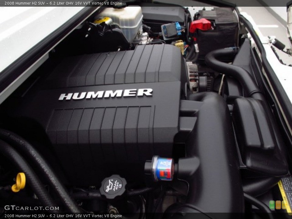 6.2 Liter OHV 16V VVT Vortec V8 Engine for the 2008 Hummer H2 #93498188