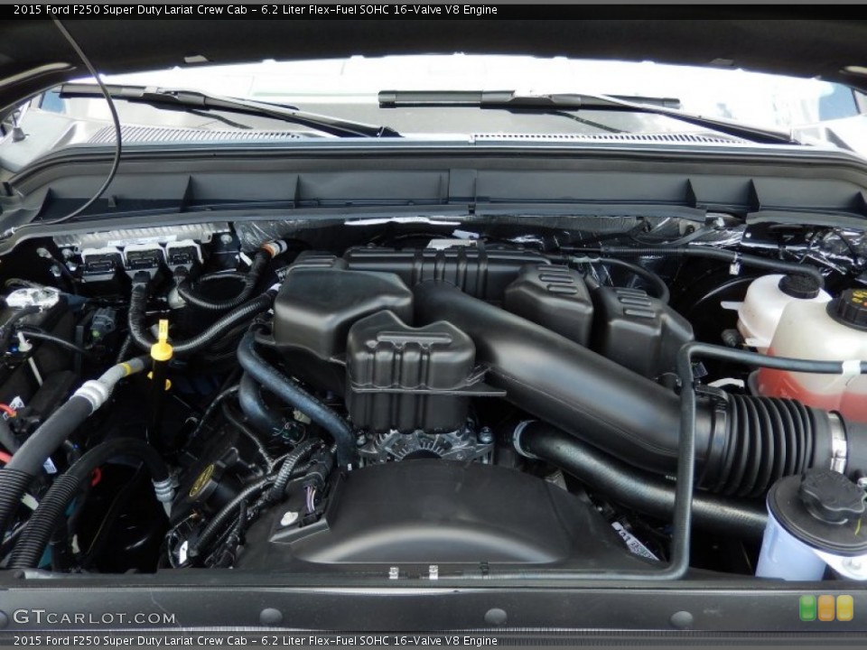 6.2 Liter Flex-Fuel SOHC 16-Valve V8 Engine for the 2015 Ford F250 Super Duty #93506372