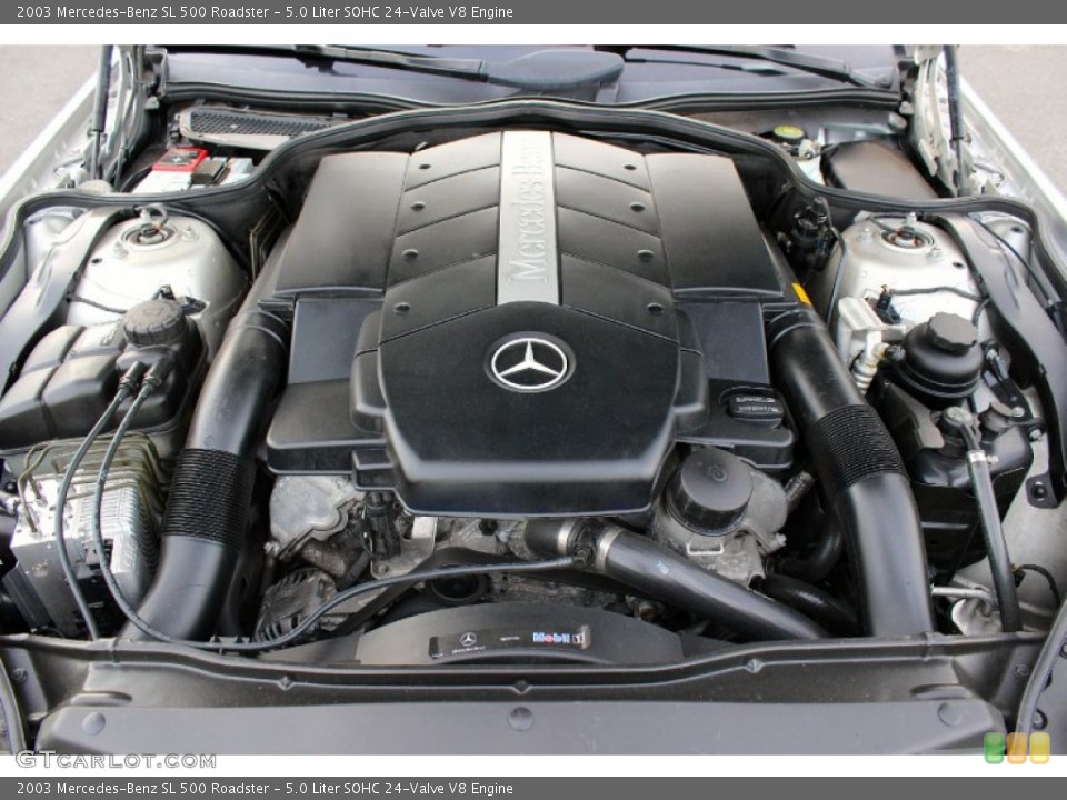 5.0 Liter SOHC 24-Valve V8 Engine for the 2003 Mercedes-Benz SL #93511448