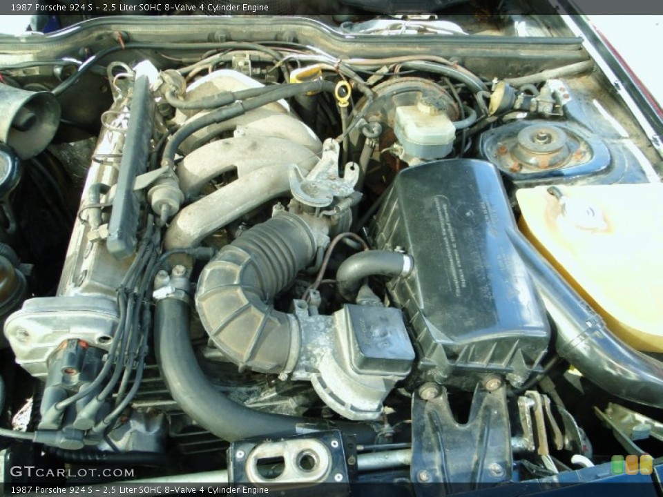 2.5 Liter SOHC 8-Valve 4 Cylinder 1987 Porsche 924 Engine