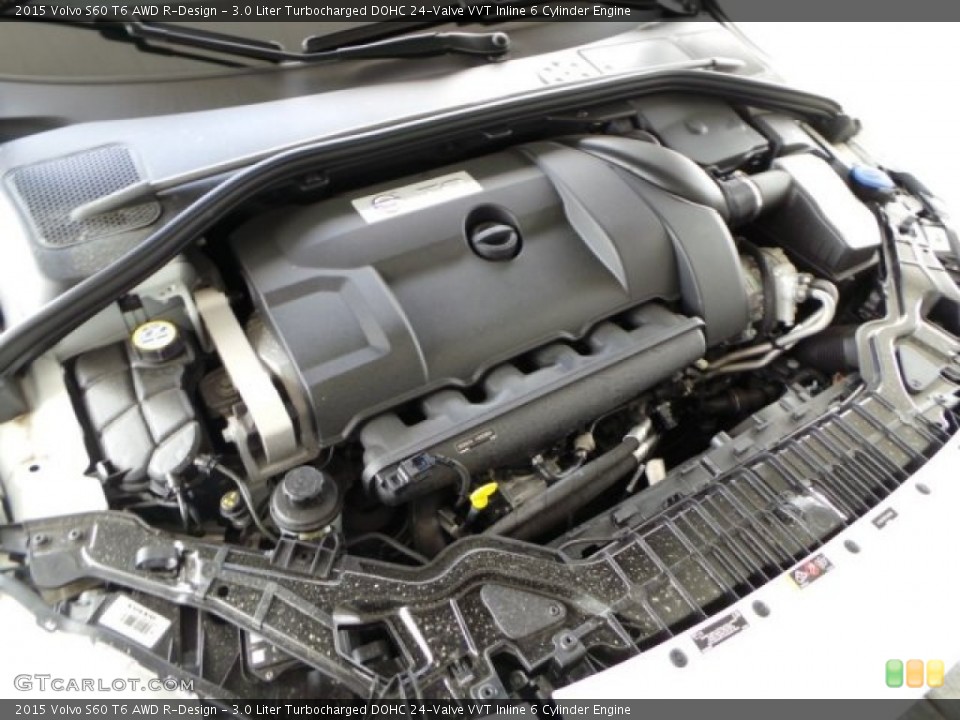 3.0 Liter Turbocharged DOHC 24-Valve VVT Inline 6 Cylinder Engine for the 2015 Volvo S60 #93548431