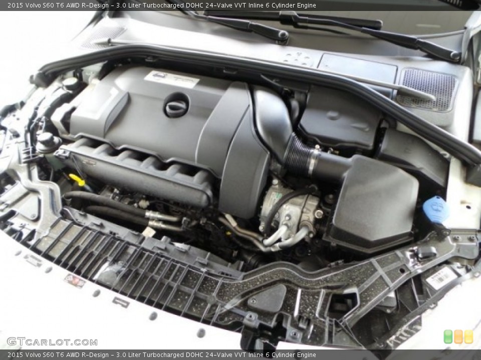 3.0 Liter Turbocharged DOHC 24-Valve VVT Inline 6 Cylinder Engine for the 2015 Volvo S60 #93548455