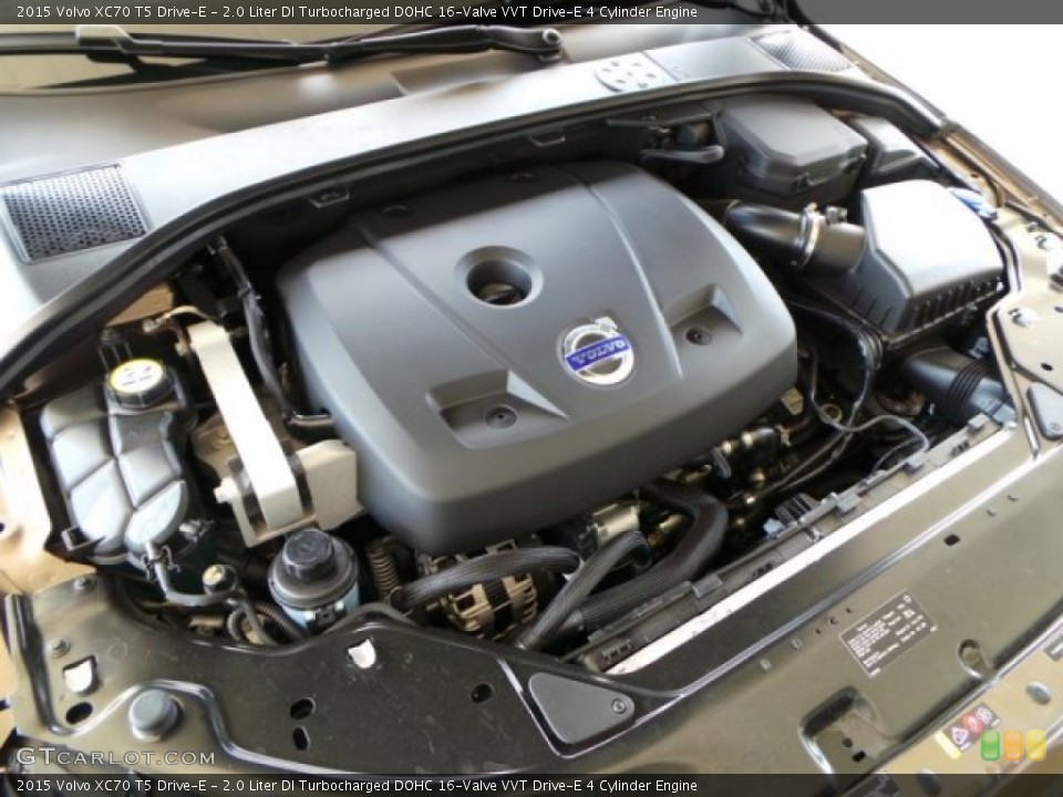 2.0 Liter DI Turbocharged DOHC 16-Valve VVT Drive-E 4 Cylinder Engine for the 2015 Volvo XC70 #93550399