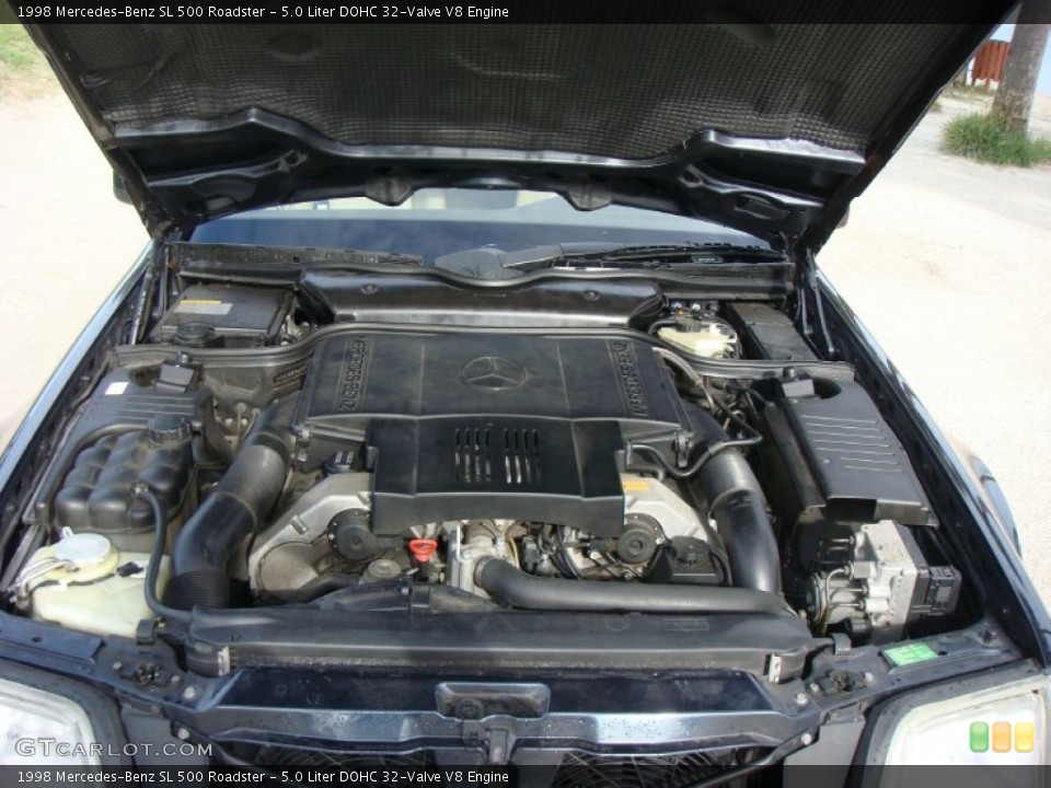 5.0 Liter DOHC 32-Valve V8 1998 Mercedes-Benz SL Engine