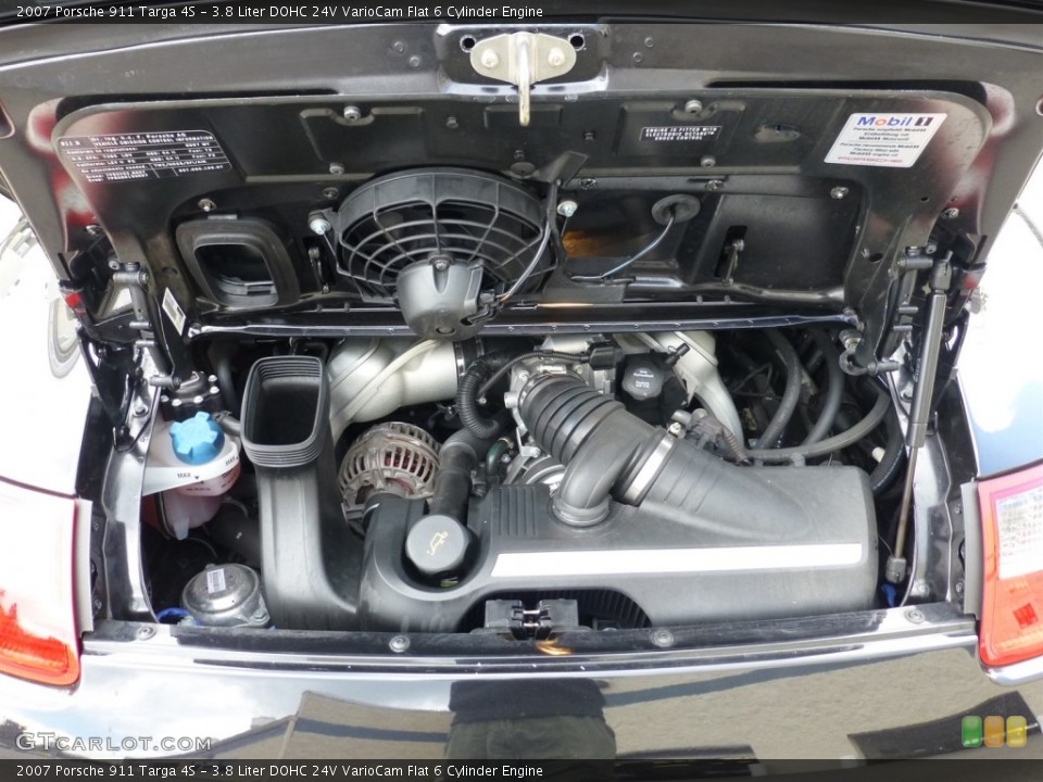 3.8 Liter DOHC 24V VarioCam Flat 6 Cylinder Engine for the 2007 Porsche 911 #93630339
