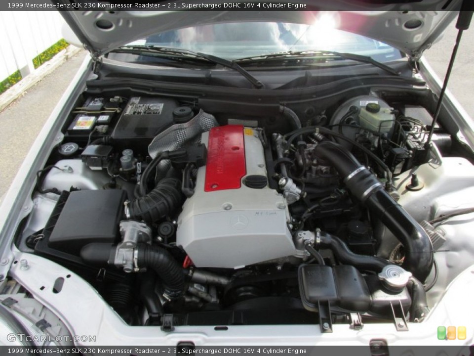 2.3L Supercharged DOHC 16V 4 Cylinder Engine for the 1999 Mercedes-Benz SLK #93646534