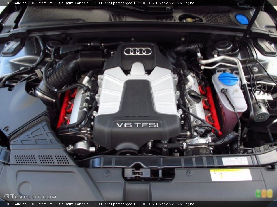 3.0 Liter Supercharged TFSI DOHC 24-Valve VVT V6 Engine for the 2014 Audi S5 #93664497