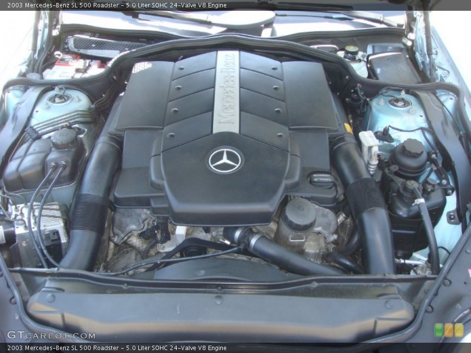 5.0 Liter SOHC 24-Valve V8 Engine for the 2003 Mercedes-Benz SL #93731553