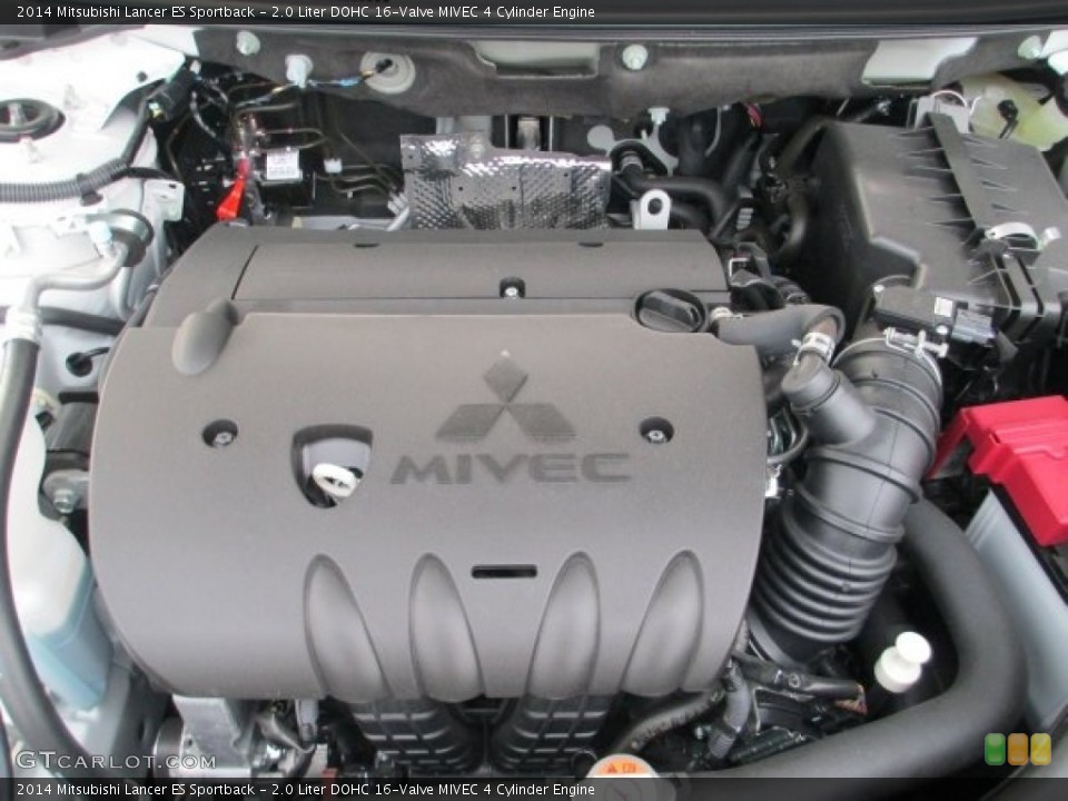 2.0 Liter DOHC 16-Valve MIVEC 4 Cylinder Engine for the 2014 Mitsubishi Lancer #93733611