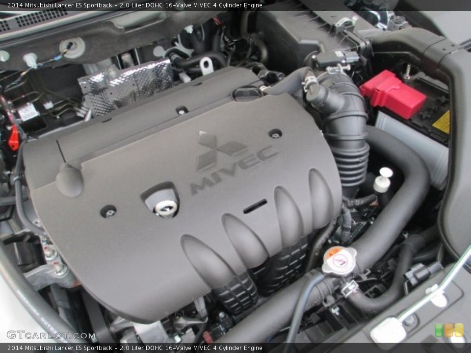 2.0 Liter DOHC 16-Valve MIVEC 4 Cylinder Engine for the 2014 Mitsubishi Lancer #93733635