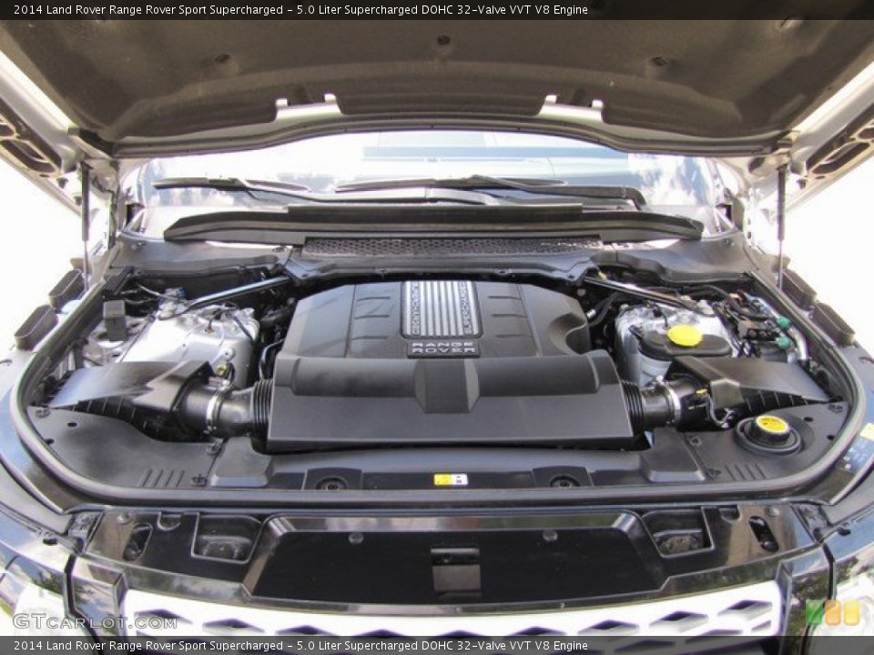 5.0 Liter Supercharged DOHC 32-Valve VVT V8 Engine for the 2014 Land Rover Range Rover Sport #93735492