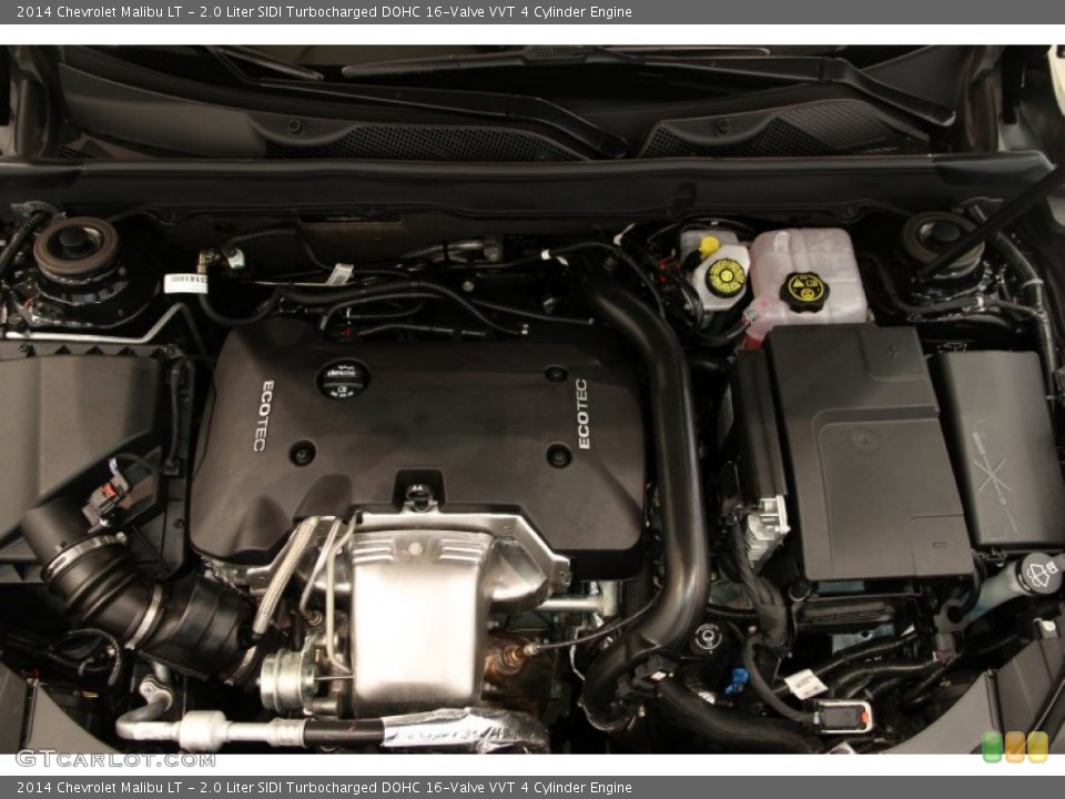 2.0 Liter SIDI Turbocharged DOHC 16-Valve VVT 4 Cylinder 2014 Chevrolet Malibu Engine