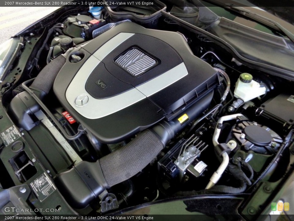 3.0 Liter DOHC 24-Valve VVT V6 2007 Mercedes-Benz SLK Engine