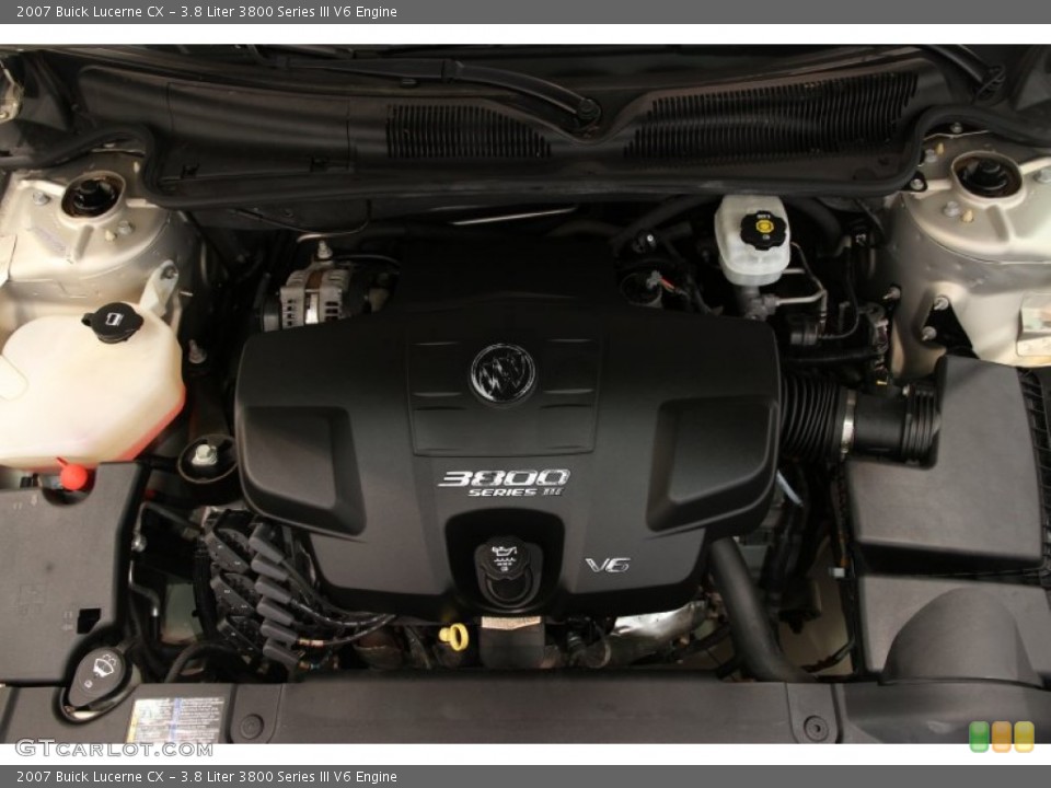 3.8 Liter 3800 Series III V6 2007 Buick Lucerne Engine