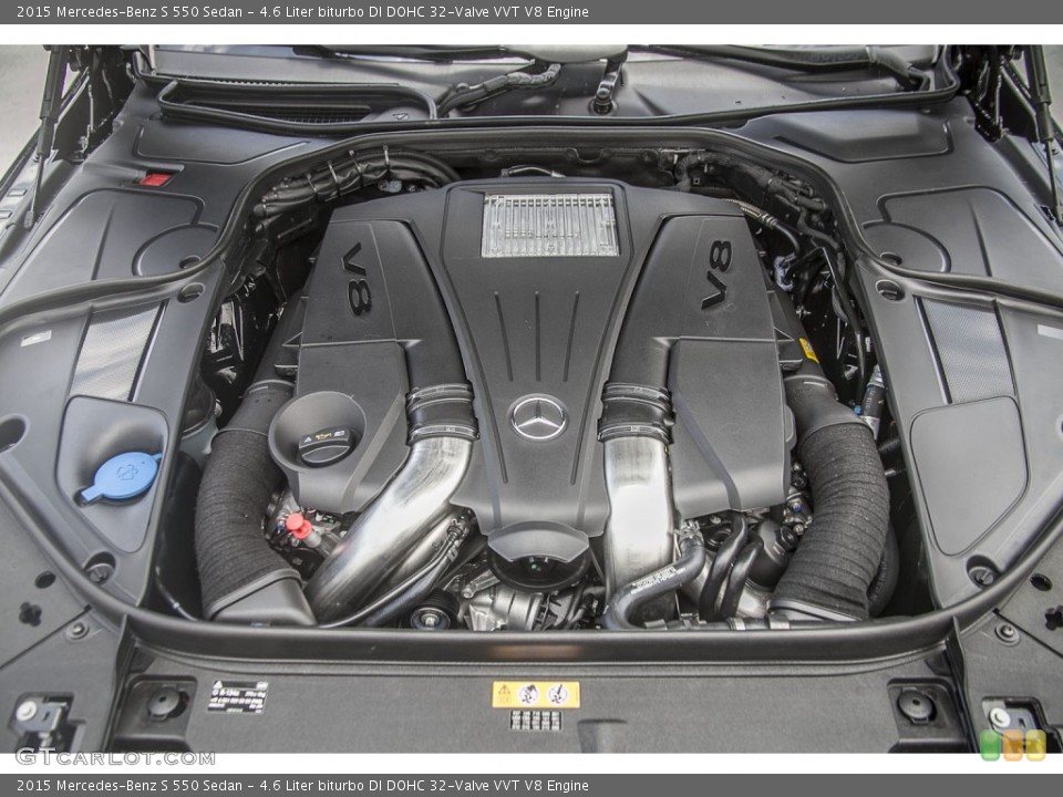 4.6 Liter biturbo DI DOHC 32-Valve VVT V8 Engine for the 2015 Mercedes-Benz S #93769898