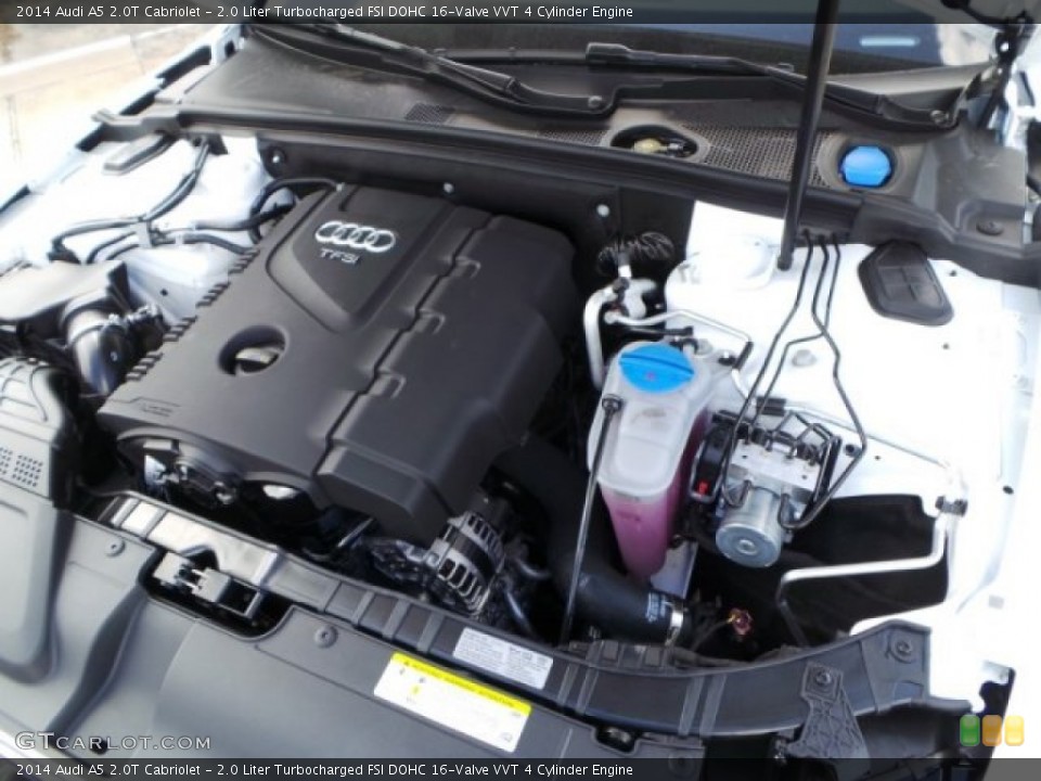 2.0 Liter Turbocharged FSI DOHC 16-Valve VVT 4 Cylinder Engine for the 2014 Audi A5 #93773177