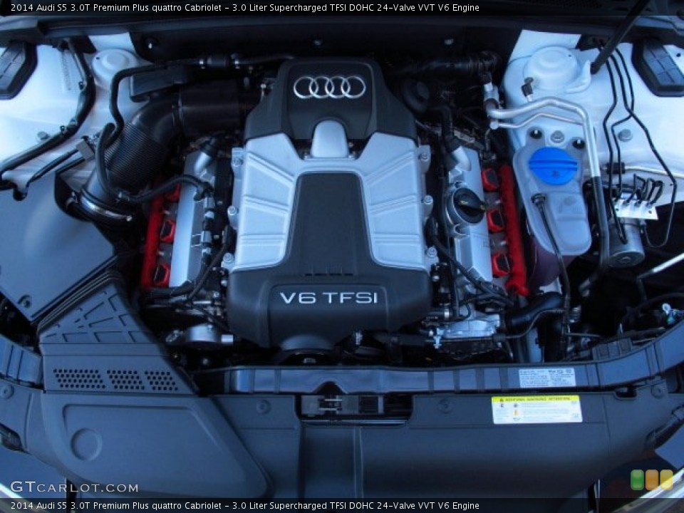 3.0 Liter Supercharged TFSI DOHC 24-Valve VVT V6 Engine for the 2014 Audi S5 #93788339