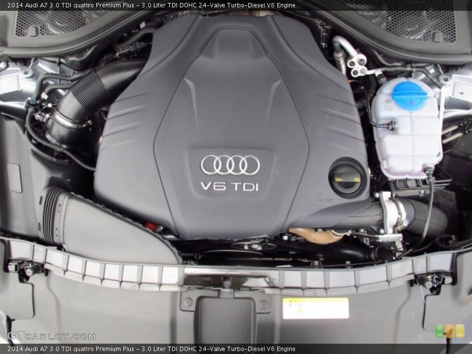 3.0 Liter TDI DOHC 24-Valve Turbo-Diesel V6 2014 Audi A7 Engine