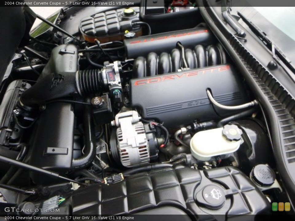 5.7 Liter OHV 16-Valve LS1 V8 Engine for the 2004 Chevrolet Corvette #93832955