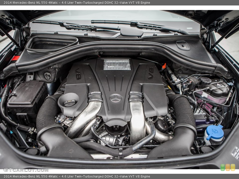 4.6 Liter Twin-Turbocharged DOHC 32-Valve VVT V8 Engine for the 2014 Mercedes-Benz ML #93858138