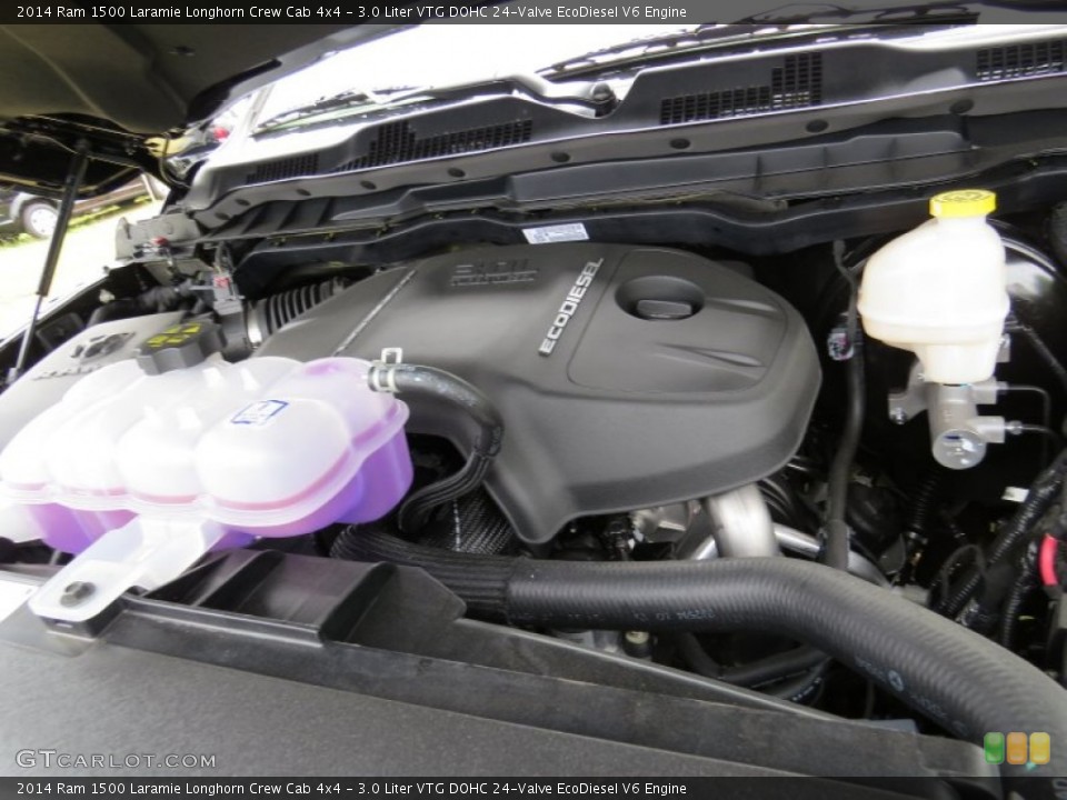 3.0 Liter VTG DOHC 24-Valve EcoDiesel V6 Engine for the 2014 Ram 1500 #93871096